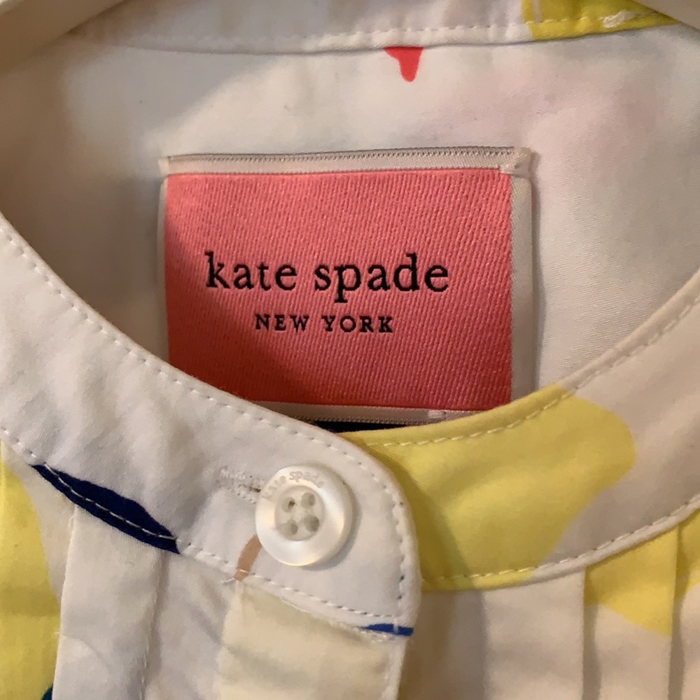 Kate Spade New York lemons summer button down dress
